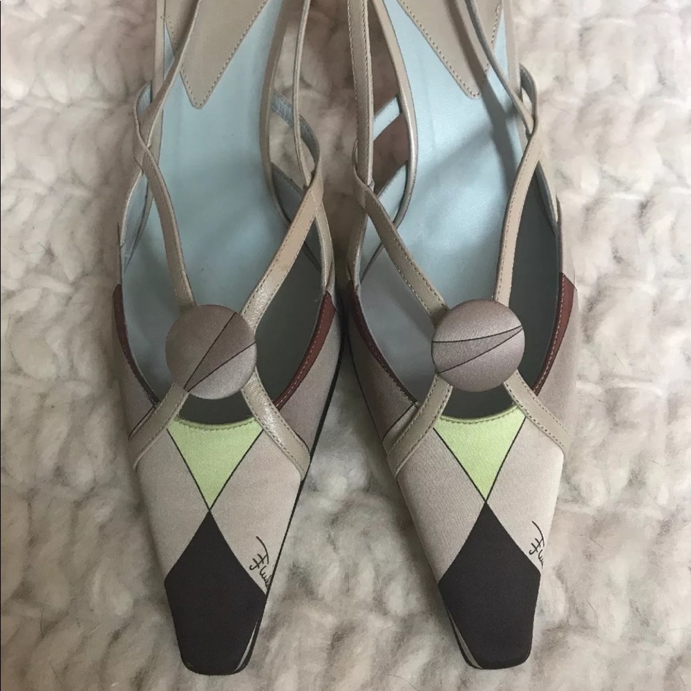 Emilio Pucci slingbacks